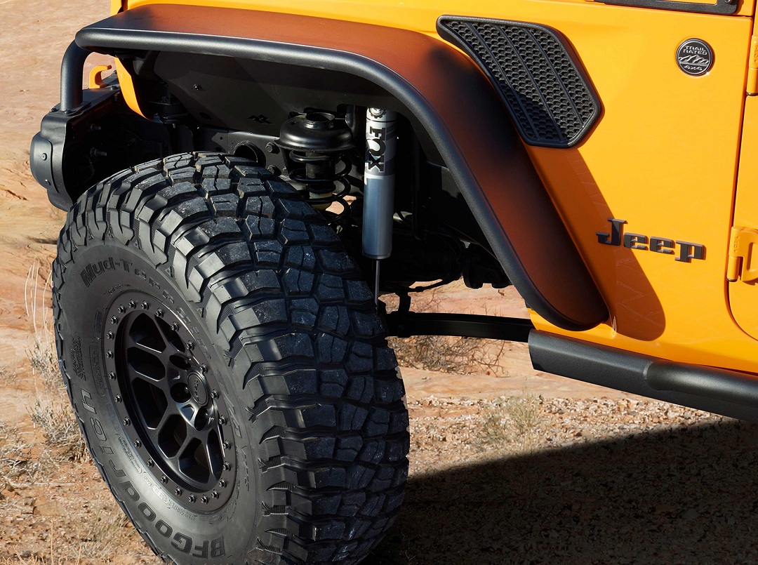橙色车漆加持 jeep牧马人orange peelz concept官图发布